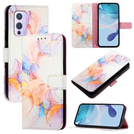 PT003 Marble Pattern Flip Leather Phone Case, For OnePlus Nord N300, For OnePlus 9R / 8T, For OnePlus 9 Pro, For OnePlus 9