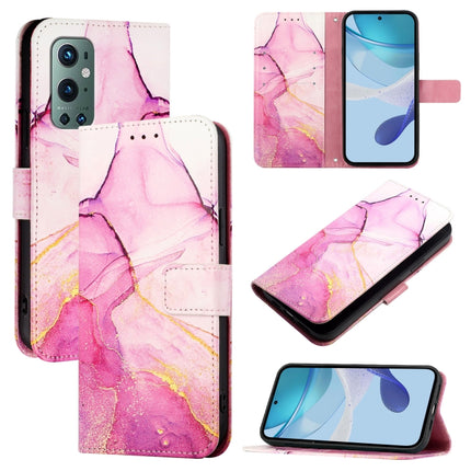 PT003 Marble Pattern Flip Leather Phone Case, For OnePlus Nord N300, For OnePlus 9R / 8T, For OnePlus 9 Pro, For OnePlus 9