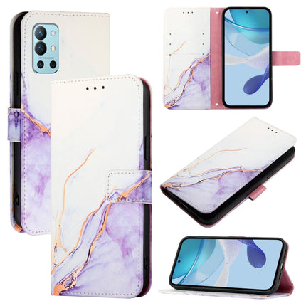 PT003 Marble Pattern Flip Leather Phone Case, For OnePlus Nord N300, For OnePlus 9R / 8T, For OnePlus 9 Pro, For OnePlus 9