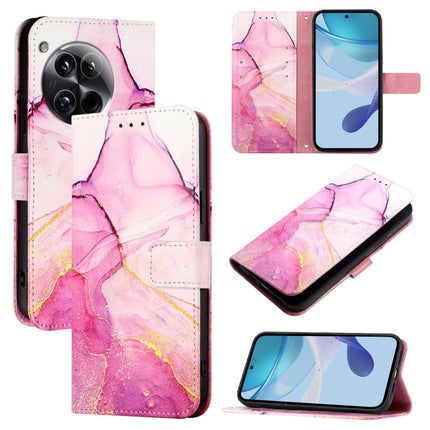 PT003 Marble Pattern Flip Leather Phone Case, For OnePlus Nord N30 SE 5G, For OnePlus 12R 5G Global, For OnePlus 12 5G Global, For OnePlus Ace 2V / Nord 3