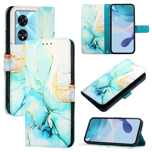 PT003 Marble Pattern Flip Leather Phone Case, For OnePlus Ace 2V / Nord 3, For OnePlus Nord N300, For OnePlus 9R / 8T, For OnePlus 9 Pro
