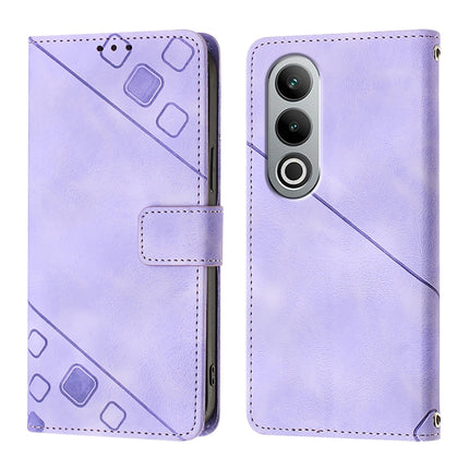 Skin-feel Embossed Leather Phone Case, For OnePlus Nord CE4, For OnePlus Nord N30 SE, For OnePlus 12R 5G Global, For OnePlus 12 5G Global