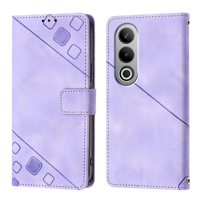 Skin-feel Embossed Leather Phone Case, For OnePlus Nord CE4, For OnePlus Nord N30 SE, For OnePlus 12R 5G Global, For OnePlus 12 5G Global