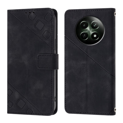 Skin-feel Embossed Leather Phone Case, For Realme Narzo 70 Pro India, For Realme 12 5G Global, For Realme Note 50 4G Global / Realme C51 4G, For Realme C53 4G / Narzo N53 4G Global