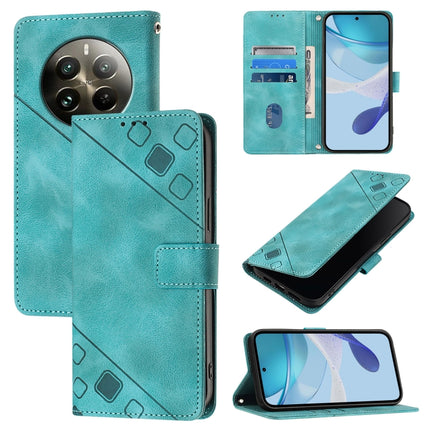 Skin-feel Embossed Leather Phone Case, For Realme 12 Pro / 12 Pro+ 5G Global, For Realme C67 4G Global, For Realme C67 5G India / Narzo 60x 5G Global, For Realme 11 5G Global / Realme 11x 5G