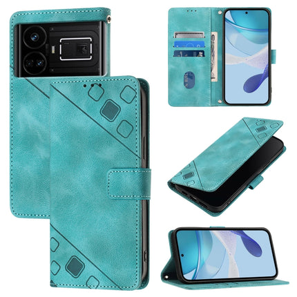 Skin-feel Embossed Leather Phone Case, For Realme C21Y, For Realme V13 5G / Q3 5G / Q3i 5G, For Realme 8 / 8 Pro, For Realme GT 5G / Realme GT Neo