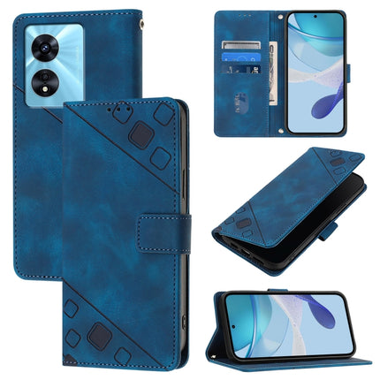 Skin-feel Embossed Leather Phone Case, For Realme GT Neo 3T, For Realme Narzo 50 5G / Realme V23, For Realme 8 5G / Realme 9 5G India, For Realme C20 / C11 2021 / C21