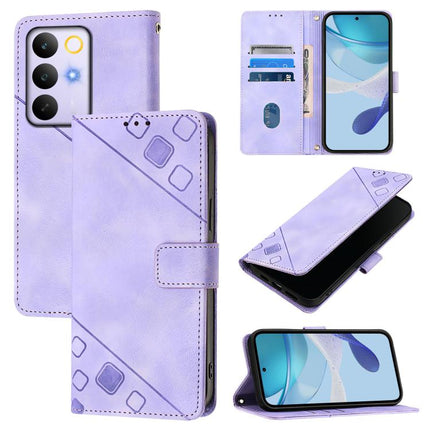 Skin-feel Embossed Leather Phone Case, For Realme P4x 5G / OnePlus Nord CE6 Lite, For Realme Note 70 4G / 70T 4G, For Realme C85 5G / 15x 5G India, For Realme P4 Pro 5G
