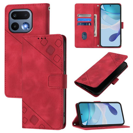 Skin-feel Embossed Leather Phone Case, For Realme 16T 5G Global, For Realme C100 5G / C85 5G Global, For Realme 16 Pro+ 5G Global, For Realme 16 Pro 5G Global