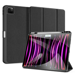 DUX DUCIS Domo Series Cloth Texture Magnetic Leather Tablet Case