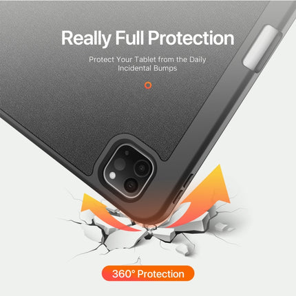 DUX DUCIS Domo Series Cloth Texture Magnetic Leather Tablet Case, For iPad Pro 13 2025 / 2024, For iPad Pro 11 2025 / 2024, For iPad Air 13 2024 / 2025