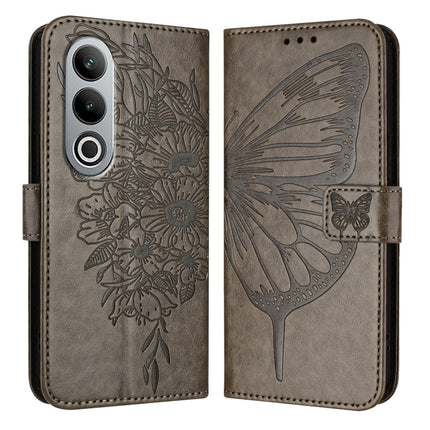 Embossed Butterfly Leather Phone Case, For OnePlus Nord 4 5G Global, For OnePlus Nord CE4 Lite, For OnePlus Nord CE4