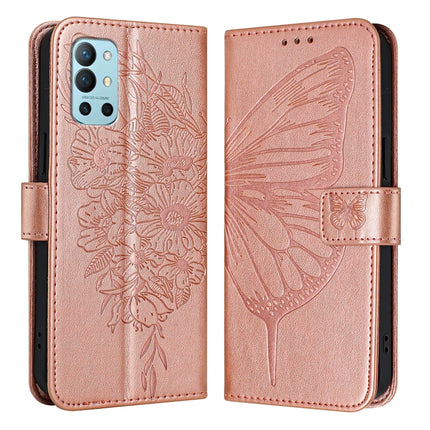 Embossed Butterfly Leather Phone Case, For OnePlus 9R / 8T, For OnePlus Nord N10 5G