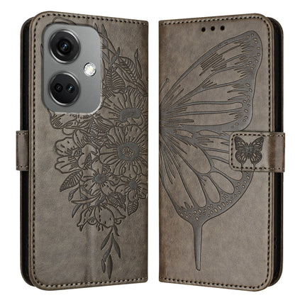 Embossed Butterfly Leather Phone Case, For OnePlus Nord CE3, For OnePlus Ace 2V / Nord 3, For OnePlus Nord N300