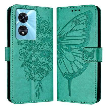 Embossed Butterfly Leather Phone Case, For OnePlus Nord CE3, For OnePlus Ace 2V / Nord 3, For OnePlus Nord N300