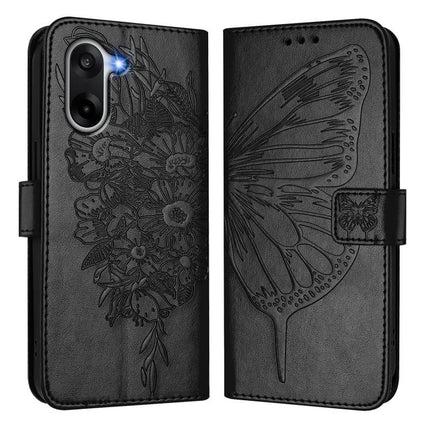 Embossed Butterfly Leather Phone Case, For OnePlus Ace 5 Racing, For OnePlus Ace 5 Pro / Ace 5, For OnePlus Nord 4 5G