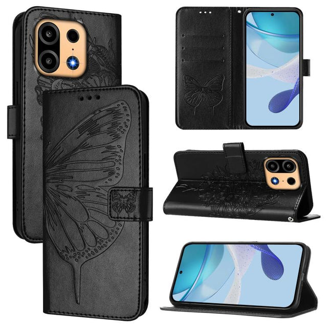 Embossed Butterfly Leather Phone Case, For OnePlus Turbo 6X Pro 5G, For OnePlus Turbo 6, For OnePlus Ace 5 Ultra
