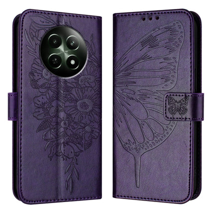 Embossed Butterfly Leather Phone Case, For Realme 12 5G Global, For Realme Note 50 4G Global / C51 4G, For Realme 12 Pro 5G / 12 Pro+ 5G Global