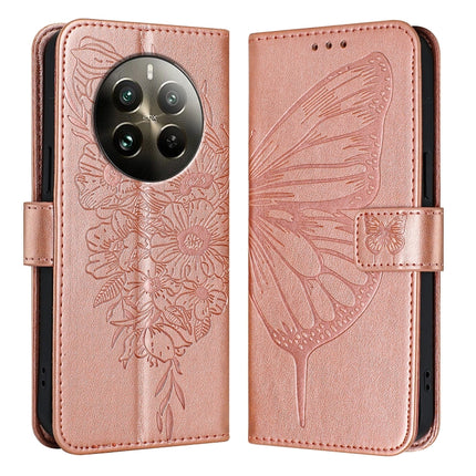Embossed Butterfly Leather Phone Case, For Realme 12 5G Global, For Realme Note 50 4G Global / C51 4G, For Realme 12 Pro 5G / 12 Pro+ 5G Global