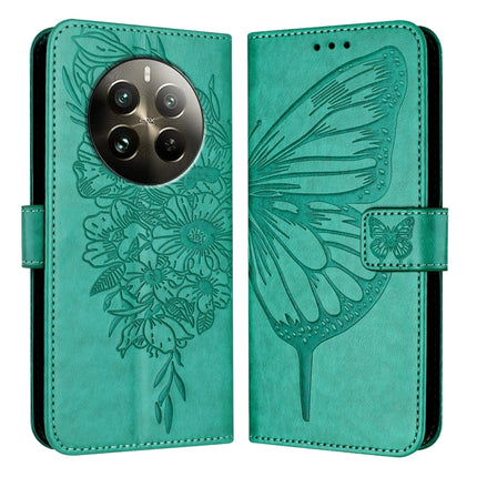 Embossed Butterfly Leather Phone Case, For Realme 12 5G Global, For Realme Note 50 4G Global / C51 4G, For Realme 12 Pro 5G / 12 Pro+ 5G Global