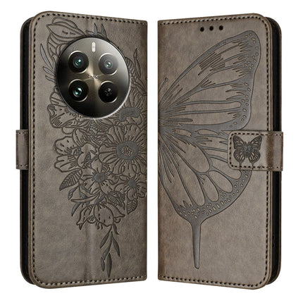 Embossed Butterfly Leather Phone Case, For Realme 12 5G Global, For Realme Note 50 4G Global / C51 4G, For Realme 12 Pro 5G / 12 Pro+ 5G Global