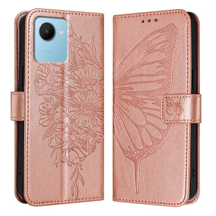 Embossed Butterfly Leather Phone Case, For Realme 10T 5G / 10s 5G / 9i 5G India, For Realme C30 4G/C30s/Narzo 50i Prime, For Realme GT Neo 3T