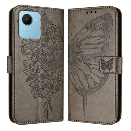 Embossed Butterfly Leather Phone Case, For Realme 10T 5G / 10s 5G / 9i 5G India, For Realme C30 4G/C30s/Narzo 50i Prime, For Realme GT Neo 3T