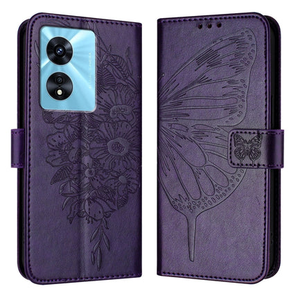 Embossed Butterfly Leather Phone Case, For Realme V23 / Narzo 50 5G, For Realme C20 / C11 2021 / C21, For Realme C21Y