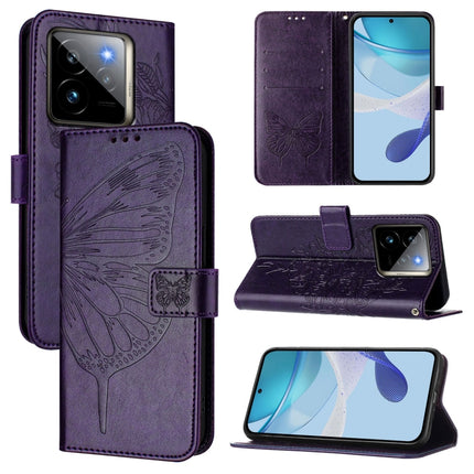 Embossed Butterfly Leather Phone Case, For Realme 14 Pro, For Realme GT7 Pro 5G, For Realme 13 Pro / 13 Pro+ 5G