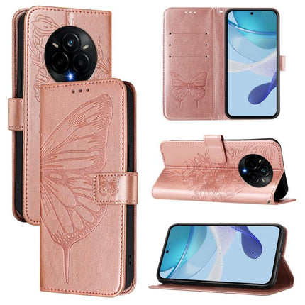 Embossed Butterfly Leather Phone Case, For Realme 14 Pro, For Realme GT7 Pro 5G, For Realme 13 Pro / 13 Pro+ 5G
