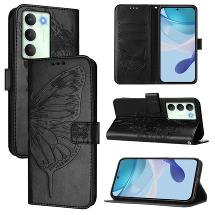 Embossed Butterfly Leather Phone Case, For Realme C71 4G Global, For Realme Neo7 Turbo 5G, For Realme V70 / 14x Global / C75 5G