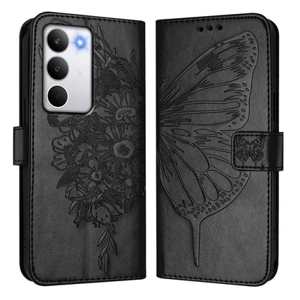 Embossed Butterfly Leather Phone Case, For Realme C71 4G Global, For Realme Neo7 Turbo 5G, For Realme V70 / 14x Global / C75 5G