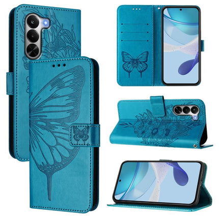 Embossed Butterfly Leather Phone Case, For Realme P4x 5G / OnePlus Nord CE6 Lite, For Realme 16T 5G Global, For Realme C100 5G / C85 5G Global
