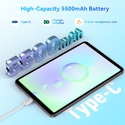 HEADWOLF Fpad5 4G LTE Tablet PC, 8.4 inch Android 14 MT6789 Octa Core Support Dual SIM, Global Version with Google Play