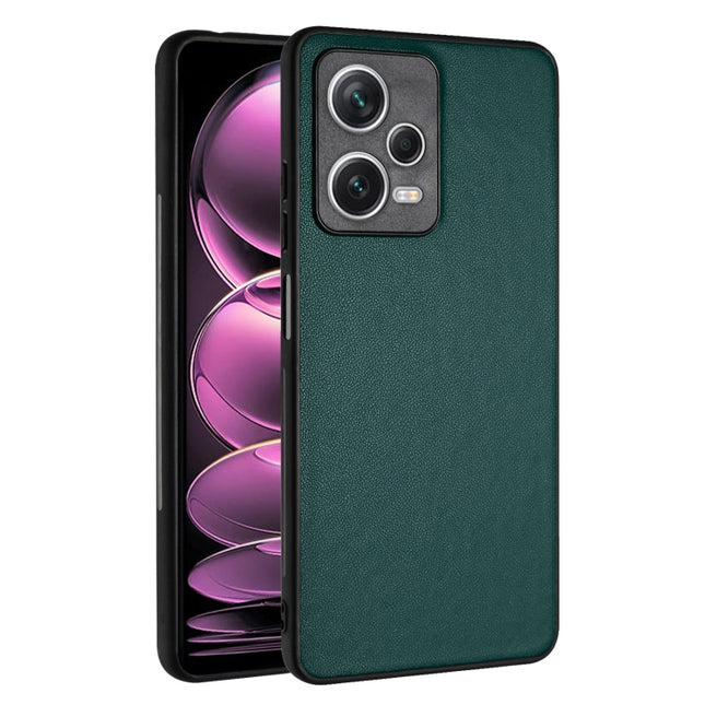 R20 Leather Pattern Phone Single Case, For Xiaomi Redmi Note 12 Pro+ 5G, For Xiaomi Redmi Note 12 Pro 5G, For Xiaomi Poco X5 Pro, For Xiaomi Poco X5