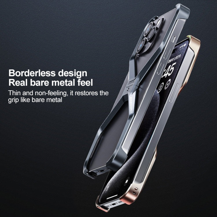 Frameless X-shaped Metal Phone Case