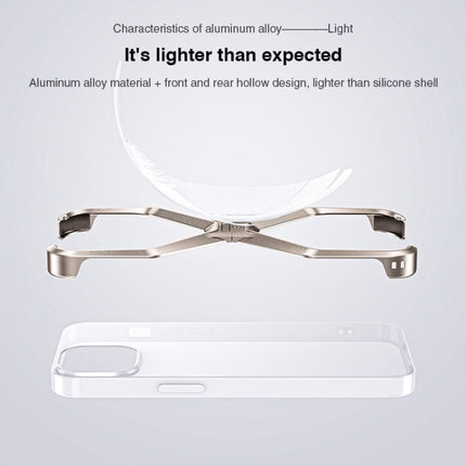Frameless X-shaped Metal Phone Case