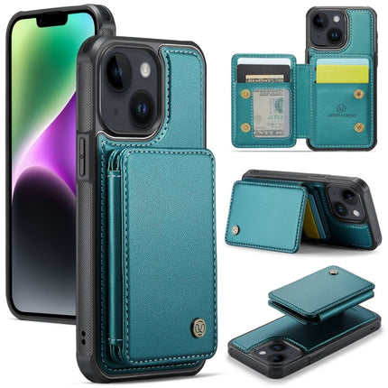 JEEHOOD J05 Business Magnetic Style RFID Leather Phone Case, For iPhone 14, For iPhone 14 Pro, For iPhone 14 Pro Max, For iPhone 13 Pro Max