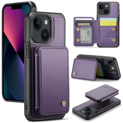 JEEHOOD J05 Business Magnetic Style RFID Leather Phone Case, For iPhone 13 Pro, For iPhone 13, For iPhone 12 / 12 Pro, For iPhone 12 Pro Max
