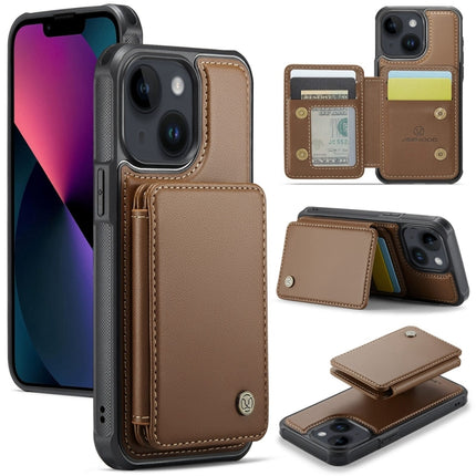 JEEHOOD J05 Business Magnetic Style RFID Leather Phone Case, For iPhone 13 Pro, For iPhone 13, For iPhone 12 / 12 Pro, For iPhone 12 Pro Max