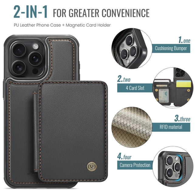 JEEHOOD J05 Business Magnetic Style RFID Leather Phone Case, For iPhone 13 Pro, For iPhone 13, For iPhone 12 / 12 Pro, For iPhone 12 Pro Max
