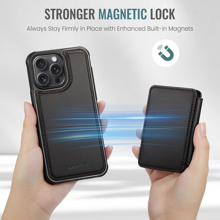 JEEHOOD J05 Business Magnetic Style RFID Leather Phone Case, For iPhone 13 Pro, For iPhone 13, For iPhone 12 / 12 Pro, For iPhone 12 Pro Max