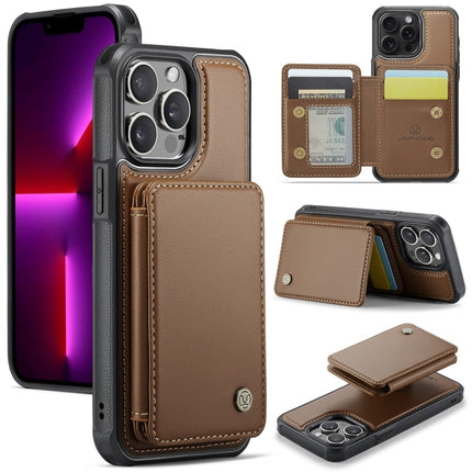 JEEHOOD J05 Business Magnetic Style RFID Leather Phone Case, For iPhone 13 Pro, For iPhone 13, For iPhone 12 / 12 Pro, For iPhone 12 Pro Max