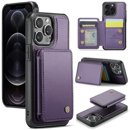 JEEHOOD J05 Business Magnetic Style RFID Leather Phone Case, For iPhone 13 Pro, For iPhone 13, For iPhone 12 / 12 Pro, For iPhone 12 Pro Max