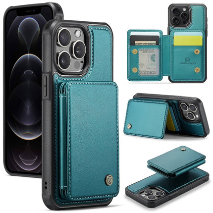 JEEHOOD J05 Business Magnetic Style RFID Leather Phone Case, For iPhone 13 Pro, For iPhone 13, For iPhone 12 / 12 Pro, For iPhone 12 Pro Max