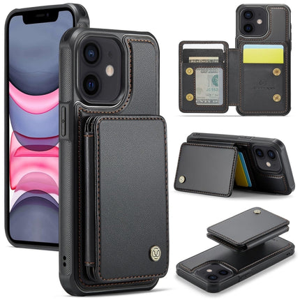JEEHOOD J05 Business Magnetic Style RFID Leather Phone Case, For iPhone 11 Pro Max, For iPhone 11, For iPhone 11 Pro, For iPhone X / XS