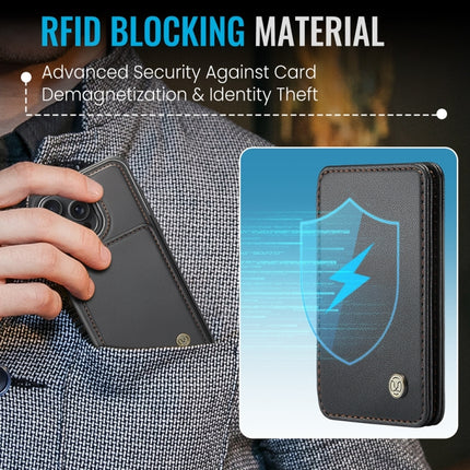 JEEHOOD J05 Business Magnetic Style RFID Leather Phone Case, For iPhone 11 Pro Max, For iPhone 11, For iPhone 11 Pro, For iPhone X / XS