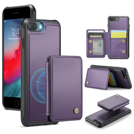 JEEHOOD J05 Business Magnetic Style RFID Leather Phone Case, For iPhone 8 Plus / 7 Plus / 6 Plus