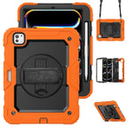 For iPad Pro 11 2025 / 2024 / Orange+Black