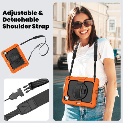 Lucky Wheel Grip Silicone Hybrid PC Tablet Case with Shoulder Strap, For iPad Pro 11 2025 / 2024